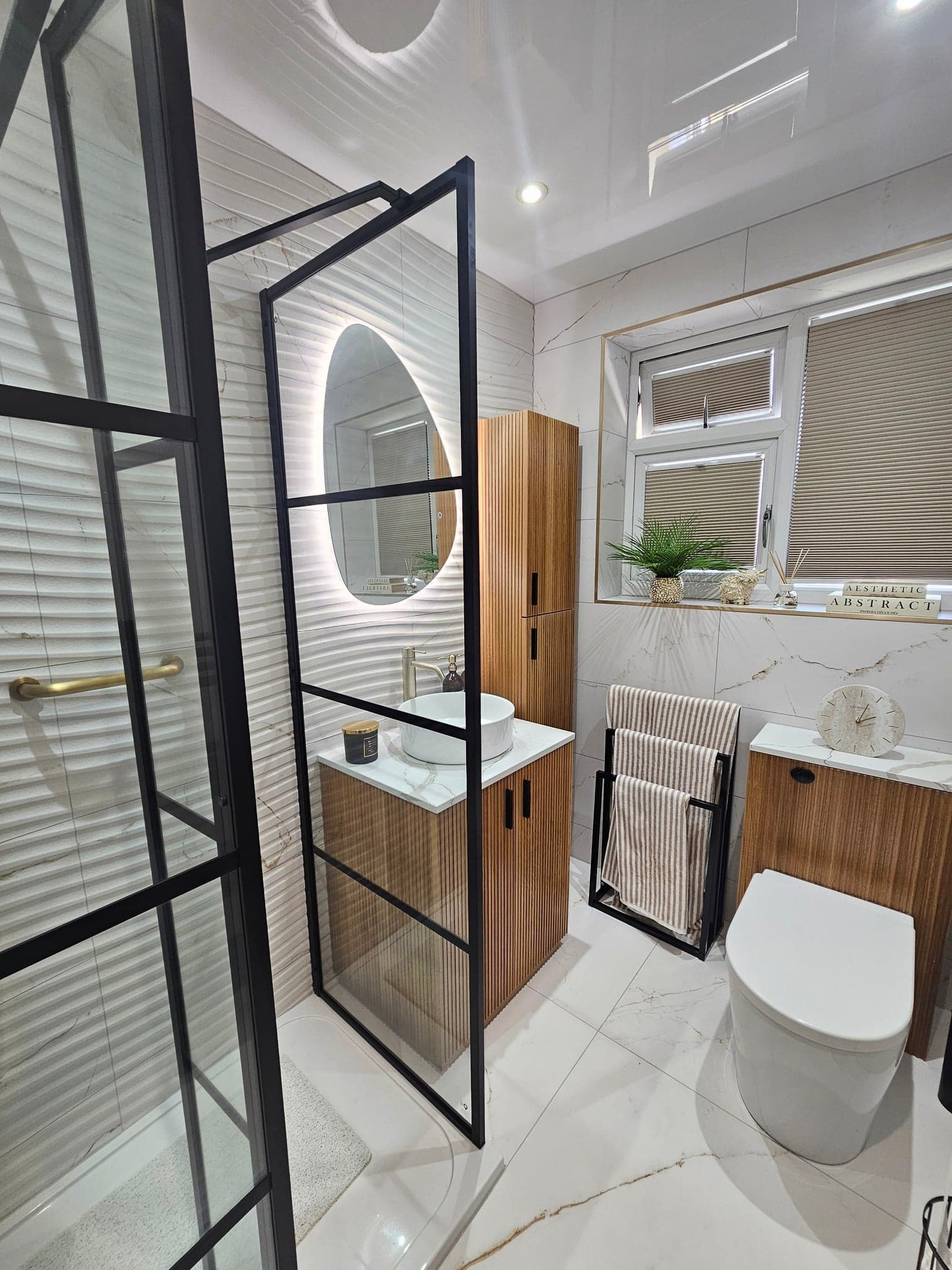 Premium bathroom installation photo showing a completed bathroom finish