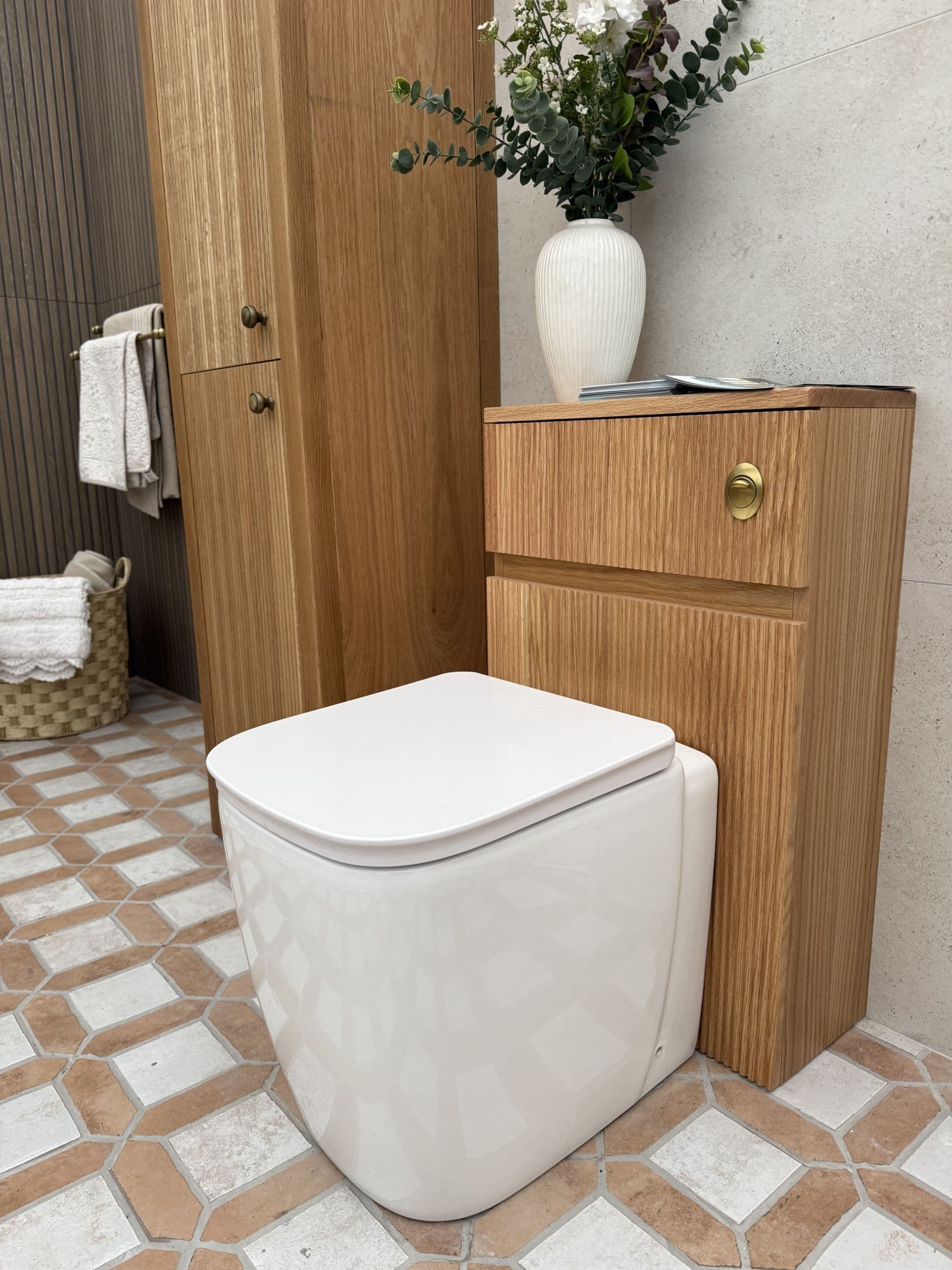 Premium bathroom project photo with finished surfaces and fitted details