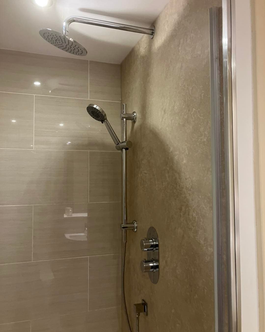 Shower leak repair and bathroom water damage reinstatement